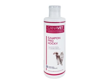 Šampon pro kočky CANAVET s antipar. přísadou 250ml
