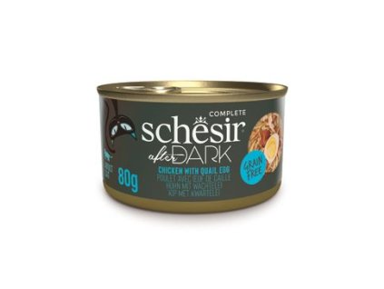 Schesir Cat konz. After Dark Wholefood kuře/vejce 80g
