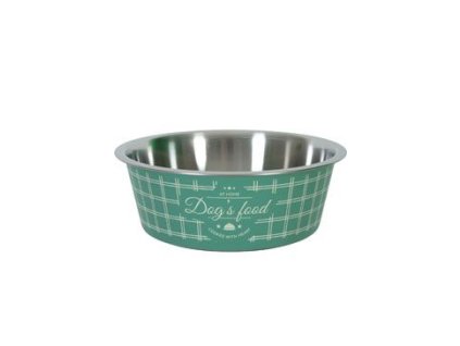 Miska nerez pes FOOD DOG 1,7l zelená Zolux