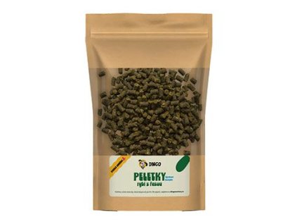 DINGO peletky rybí s řasou bezlepkové 150g