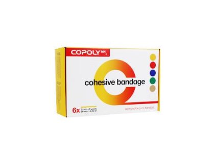 Obinadlo elast. CoPoly 5cm x 4,5m MIX NEON 6ks