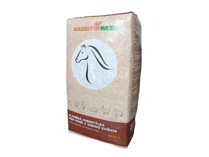Podestýlka slaměná pro koně RabbitWeed 500l