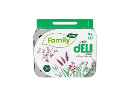 Wc toaletní papír TENTO Family Delicate 3V 24ks