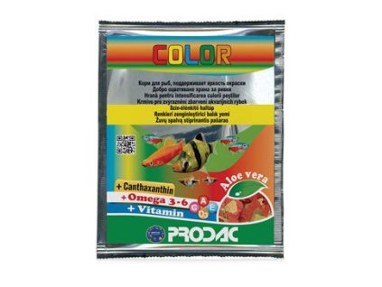 Krmivo pro ryby Prodac Color 12g