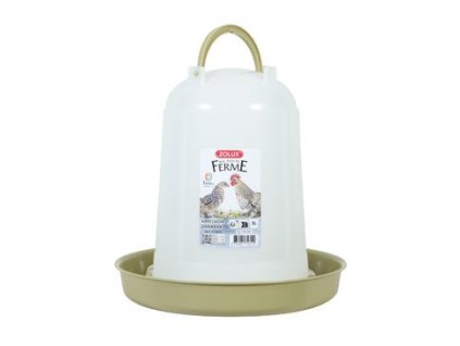 Žlab pitný pro drůbež 5l zelená Zolux