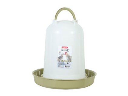 Žlab pitný pro drůbež 10l zelená Zolux