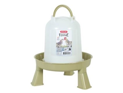 Žlab pitný pro drůbež stojící 1,5l zelená Zolux