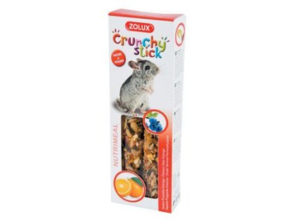 Pochoutka CRUNCHY STICK trnka/pom pro činčily Zolux