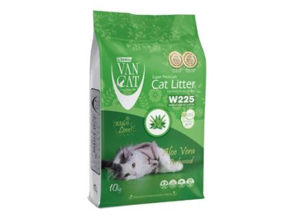 Podestýlka Vancat stelivo bentonit Aloe Vera 10kg