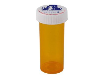 Lékovka šroubovací, plastová, žlutá 30ml 10ks CVET