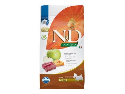 N&D Pumpkin DOG Adult Mini Venison & Apple 2kg