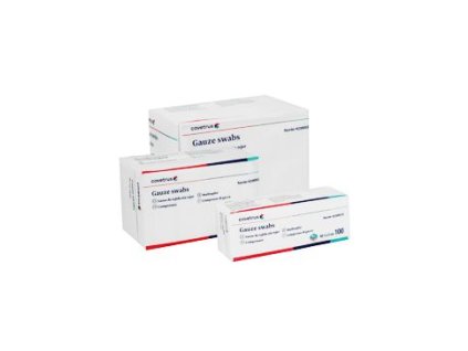 Kompres gáza 10x10cm Nesterilní 8v.100ks  CVET