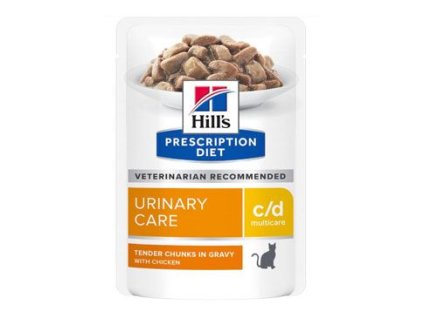 Hill's Fel. PD C/D MultiCare Chicken kapsa 12x85g