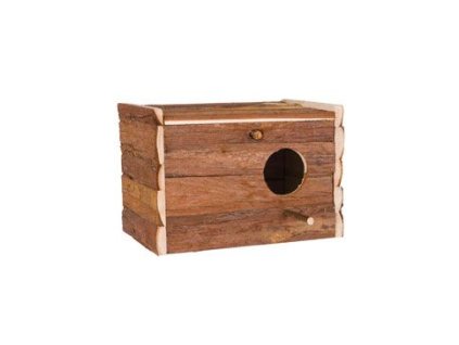 Budka hnízdící pro andulky přírodní 30x20x20cm TR