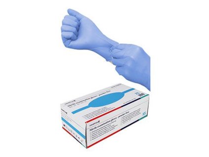 Rukavice nest.vyš.CVET nitril XS/200ks modré