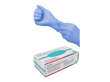 Rukavice nest.vyš.CVET nitril M/200ks modré