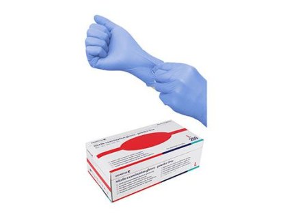 Rukavice nest.vyš.CVET nitril L/200ks modré