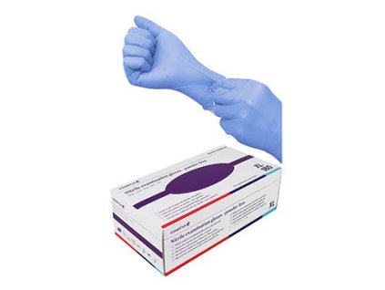 Rukavice nest.vyš.CVET nitril XL/180ks modré