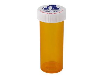Lékovka šroubovací, plastová, žlutá 60ml 10ks CVET