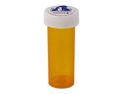 Lékovka šroubovací, plastová, žlutá 24ml 10ks CVET
