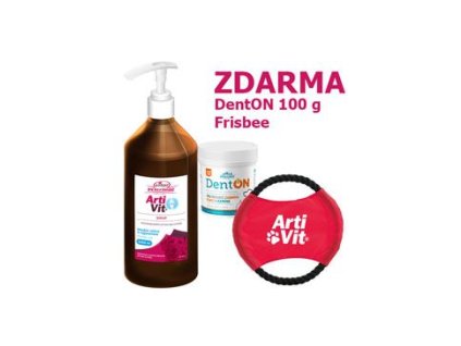 VITAR ArtiVit Sirup 1000ml+DentON100g+frisbee