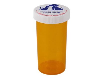 Lékovka šroubovací, plastová, žlutá 75ml 10ks CVET