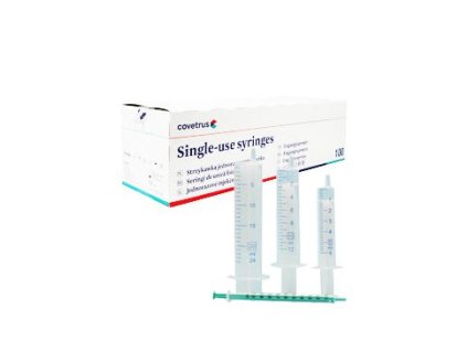 Stříkačka inj CVET 20ml 2-dílná Luer excentr.100ks