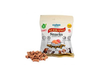 Serrano Snack for Dog-Salmon&Tuna 100g