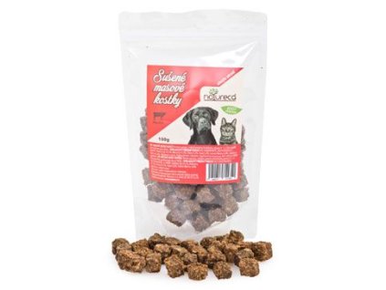 NATURECA pochoutka Masové kostky Hovězí, 100%maso 150g