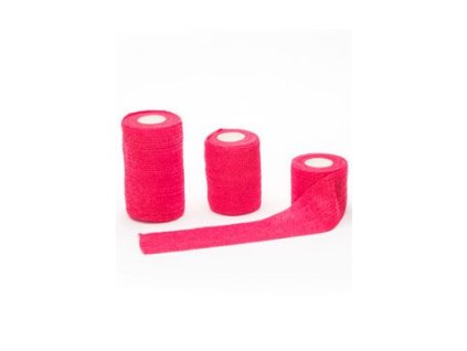 Obinadlo elast. Vet Flex 10cmx4,5m červená 1ks CVET