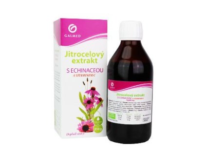 Sirup Jitrocelový 310g s vit. C/Echinace Extrak Galmed