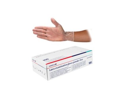 Rukavice nest.vyš.CVET latex XS/100ks s pudrem, bílé