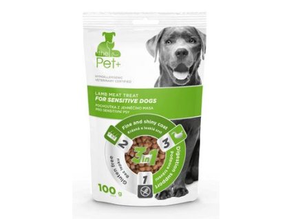 Pochoutka Pet+ 3v1 for Sensitive Dogs jehněčí 100g