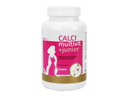 CALCImultivit+junior tablety pro psy a kočky 50tbl