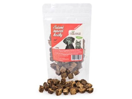 NATURECA pochoutka Masové kostky Jehně, 100%maso 150g