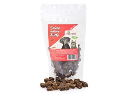 NATURECA pochoutka Masové kostky Zajíc, 100%maso 150g