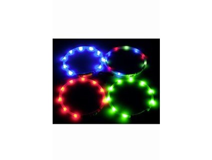 Obojek USB Visio Light LED nabíjecí 70cm modrý KAR