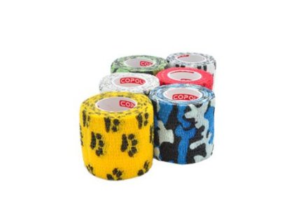 Obinadlo elast. CoPoly 5cm x 4,5m POTISK MIX 12ks