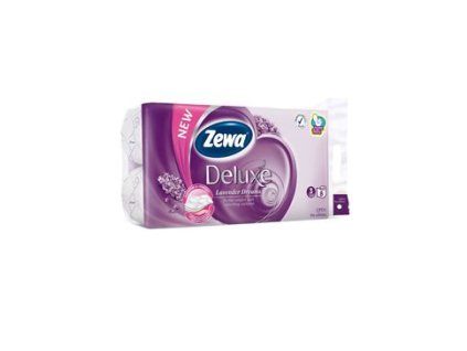 Wc toaletní papír ZEWA Deluxe Aqua Tube Lavende 3V 8ks