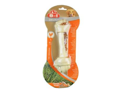 Pochoutka 8in1 Delights Chicken Bone L 1ks