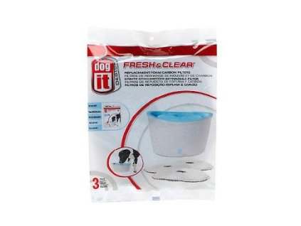 Náhradní filtr molitan+uhlí pro fontány DOG IT NEW 3ks