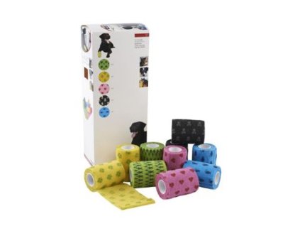 Obinadlo elast. Fun-Flex 7,5cmx4,5m, mix 10ks