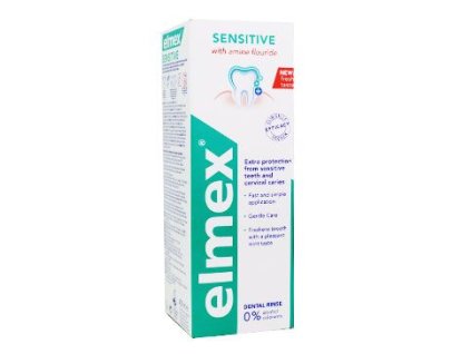 Voda ústní Elmex Sensitive plus zelená 400ml