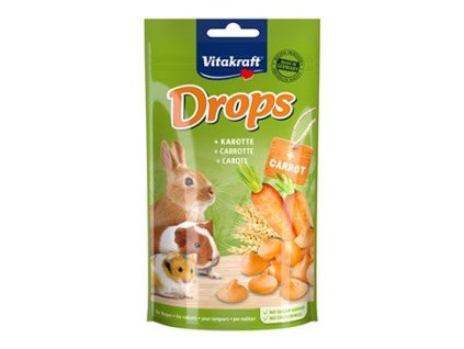 Vitakraft Rodent all poch. Carotties Drops 75g