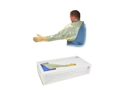 Rukávník jednorázový jemný žlutý KRUTEX 50ks