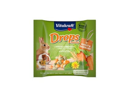 Vitakraft Rodent all poch. Carotties mini Drops 40g