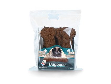 Pochoutka pes Bugbone Large kost s hmyzem 6x45g
