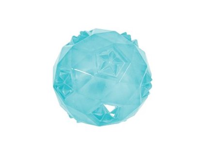Hračka pes BALL TPR POP míček 7,5cm tyrkysová Zolux
