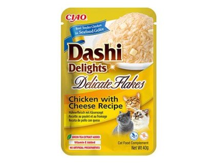 Churu Cat Dashi Delights Deli Flakes Chick&Cheese 40g