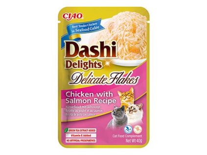 Churu Cat Dashi Delights Deli Flakes Chick&Salmon 40g